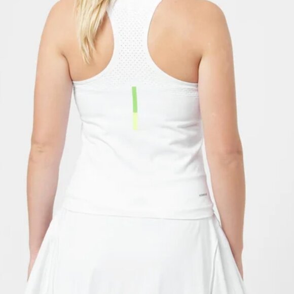 Adidas Women's Lawn Y-Tank Pro in White size M NWT - Picture 2 of 5